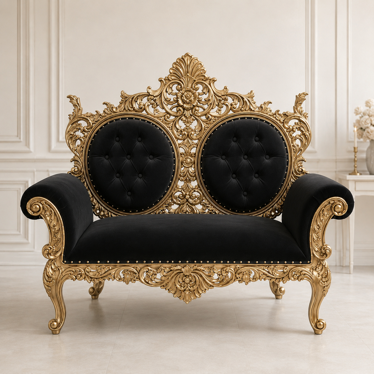 Vesper Loveseat Throne