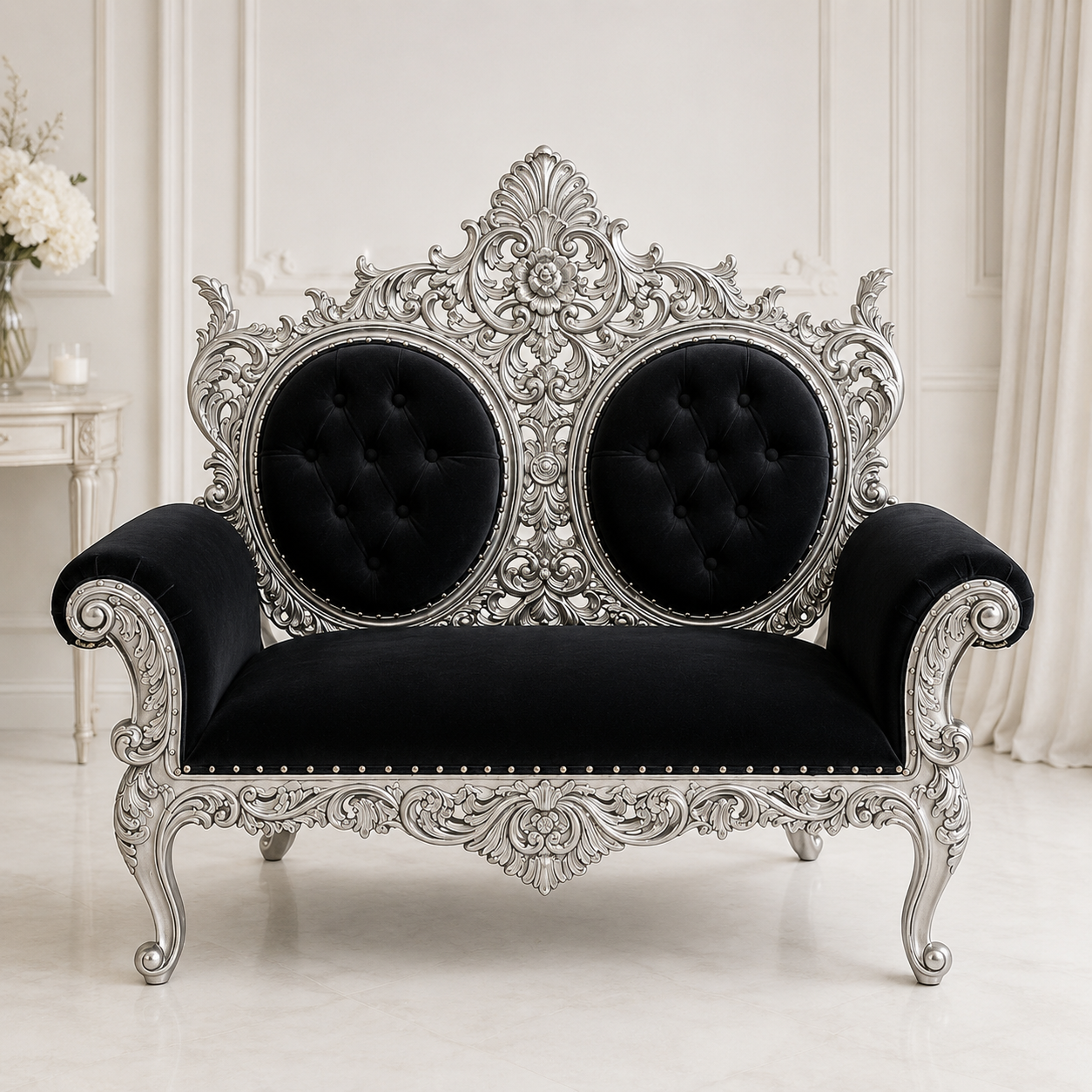 Vesper Loveseat Throne