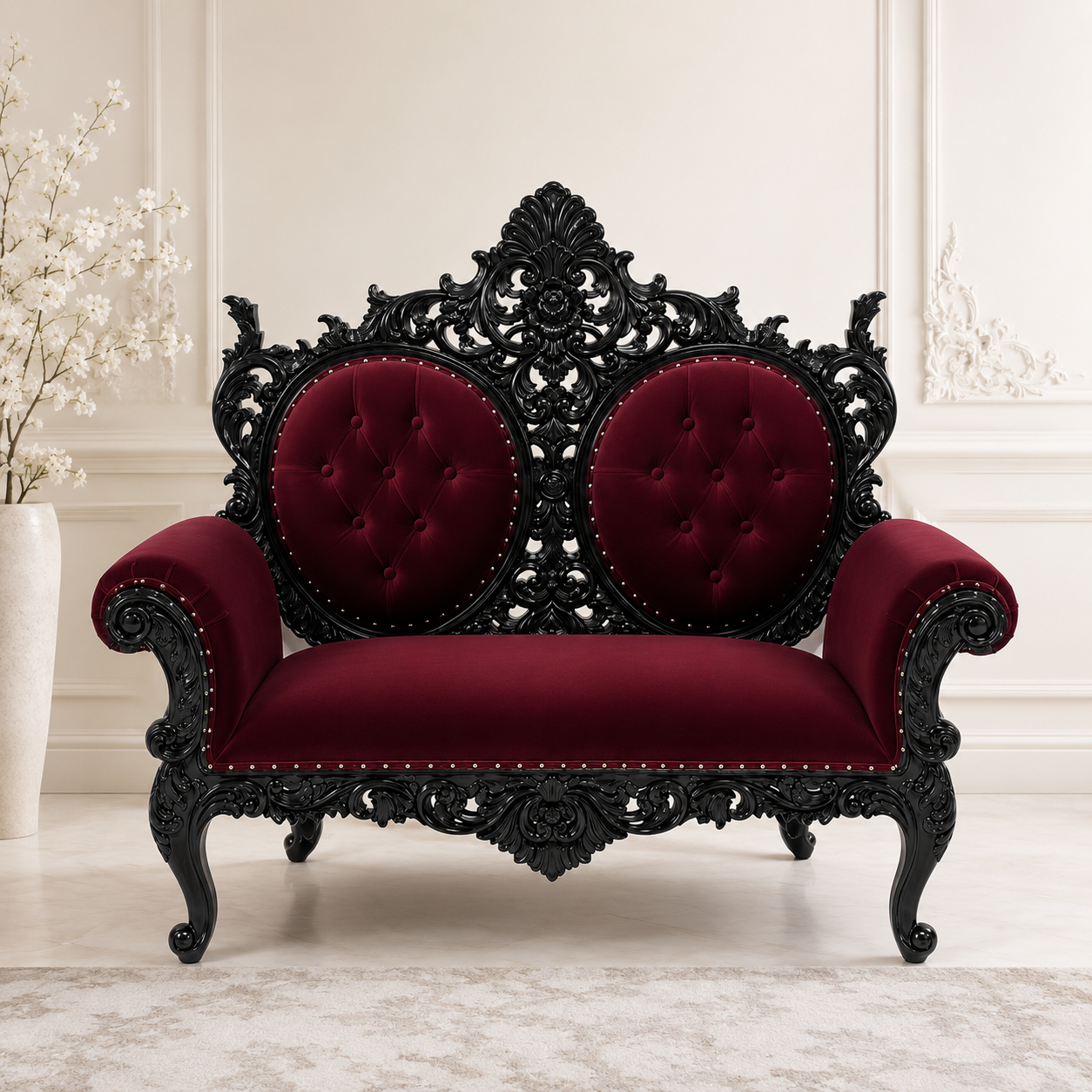 Vesper Loveseat Throne