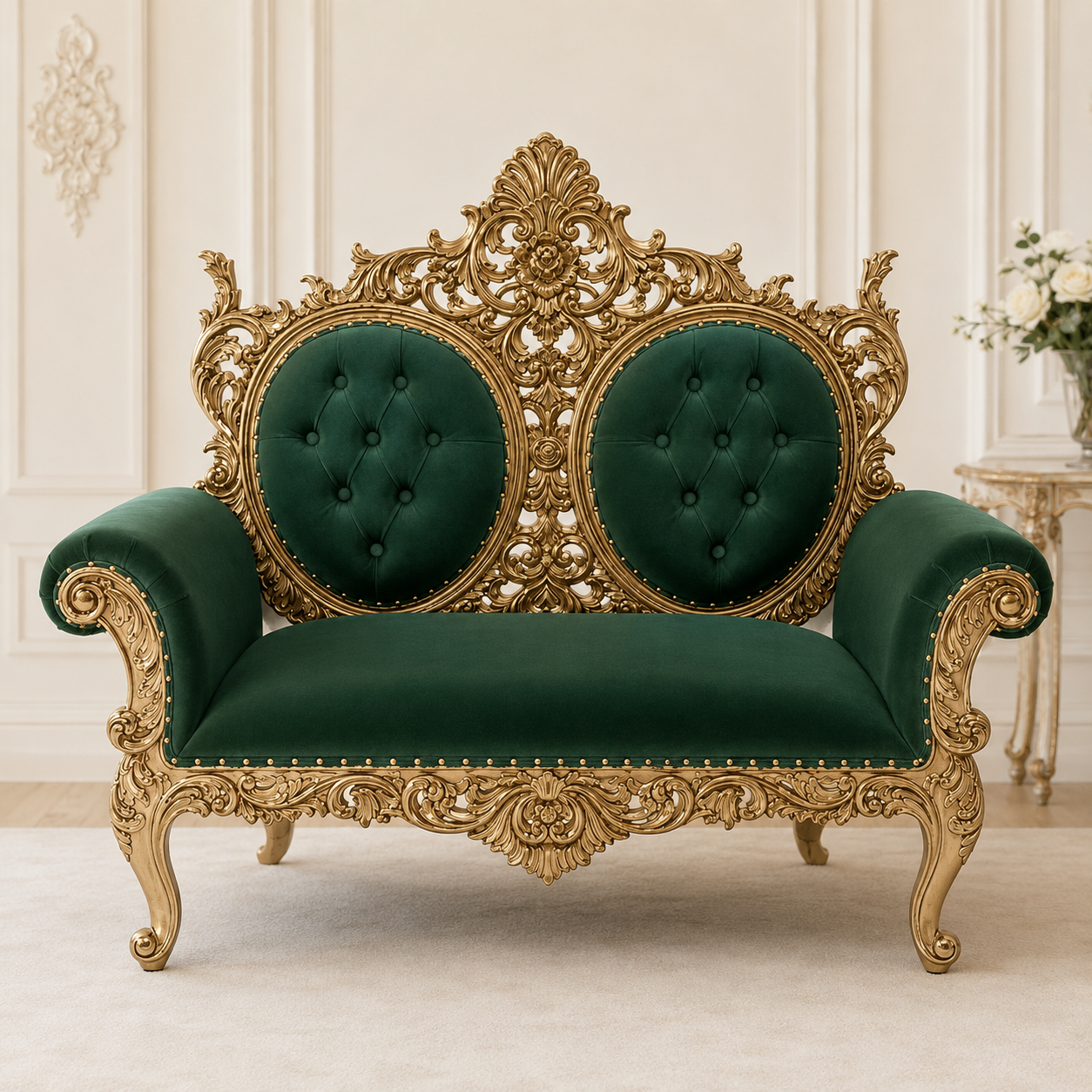 Vesper Loveseat Throne