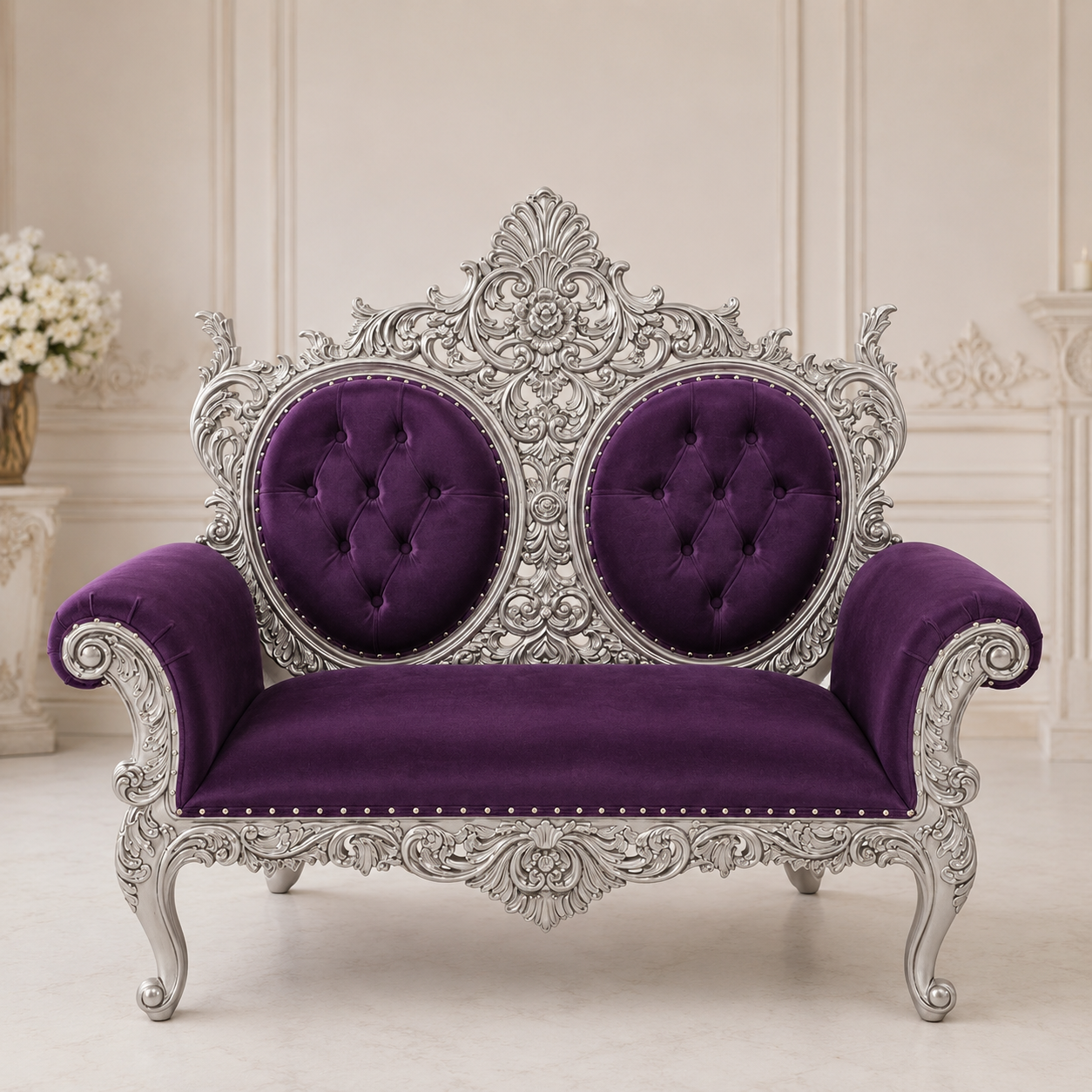 Vesper Loveseat Throne