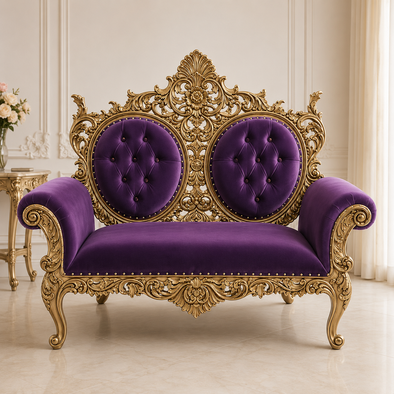 Vesper Loveseat Throne