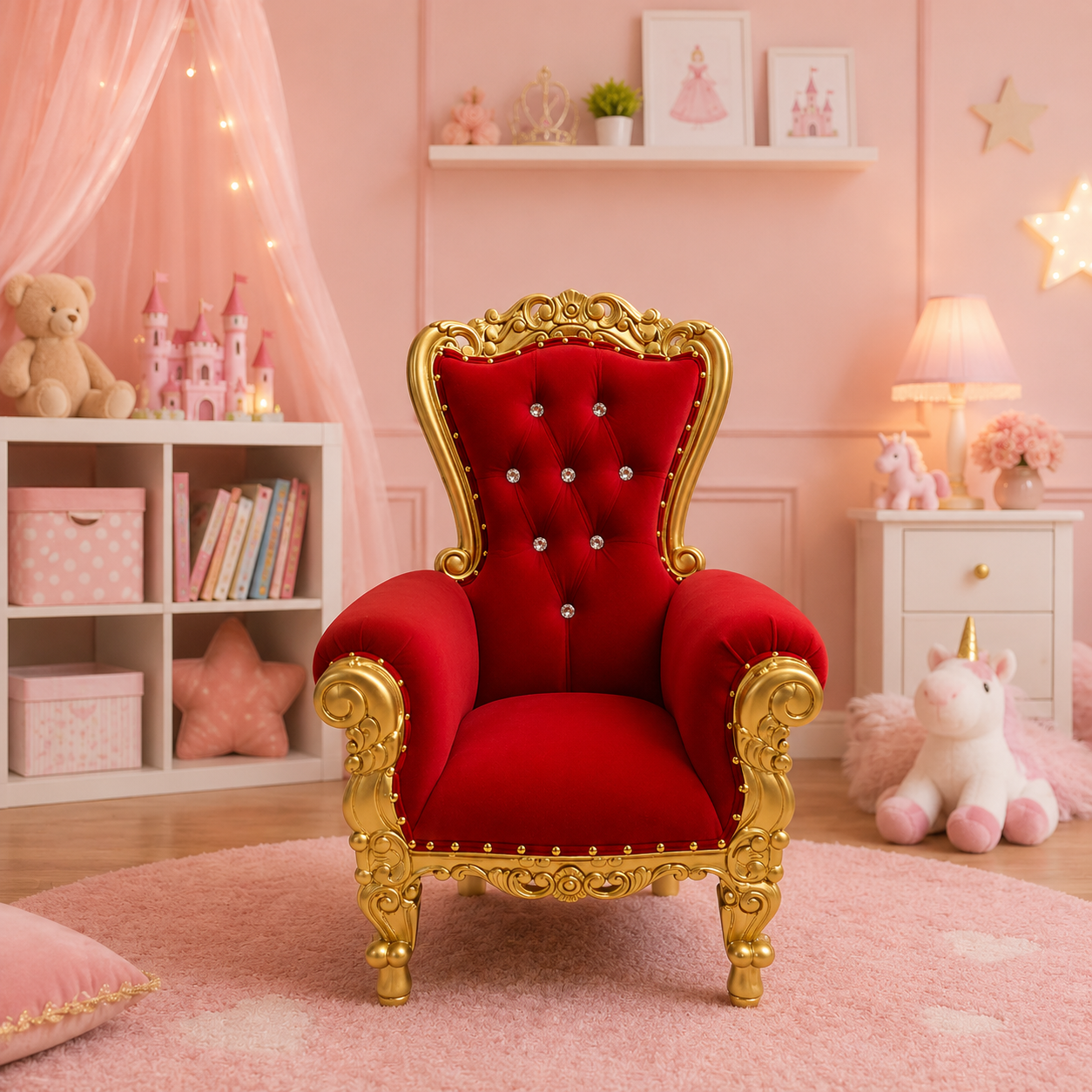 Mini Tiffany 33 Kids Throne - Velvet