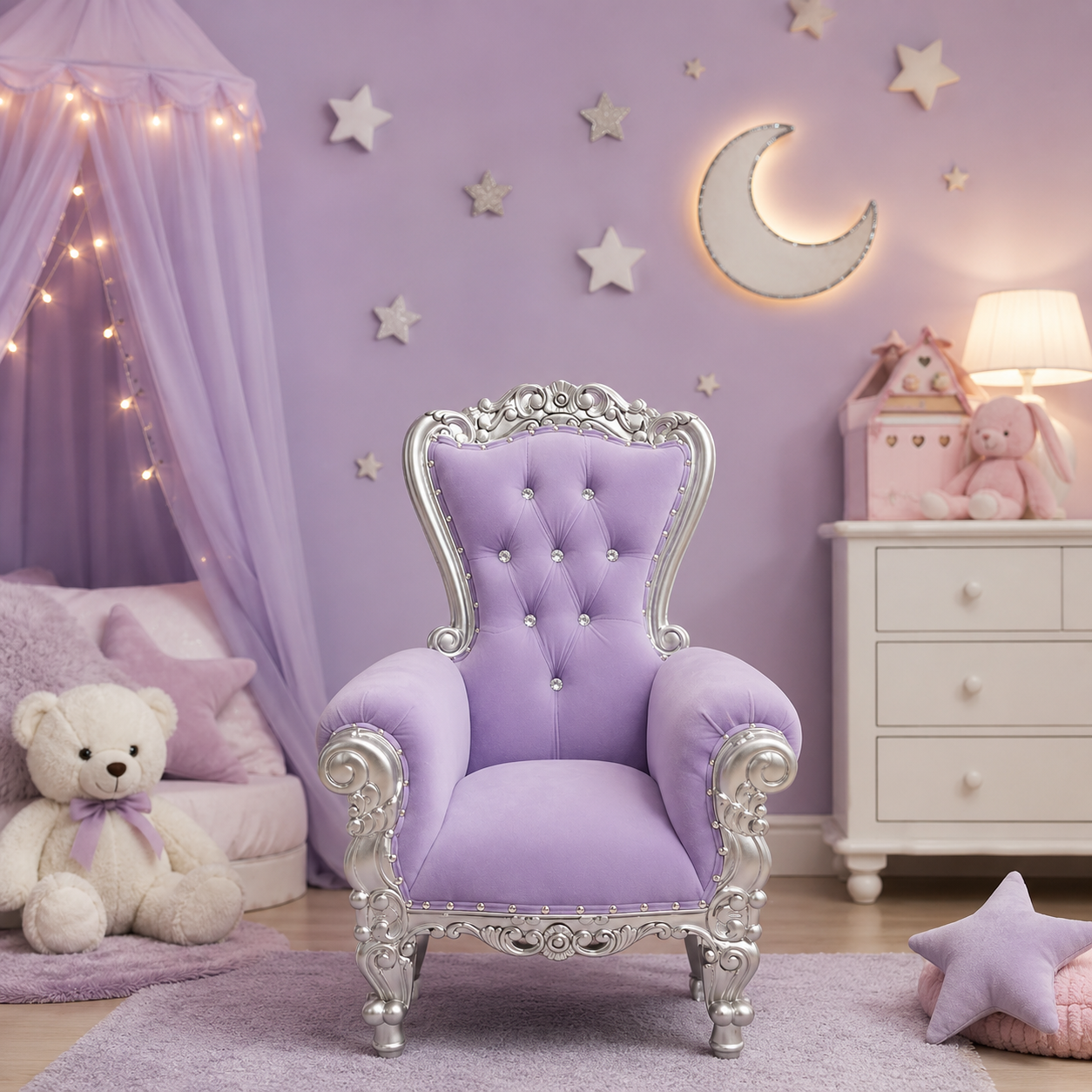 Mini Tiffany 33 Kids Throne - Velvet