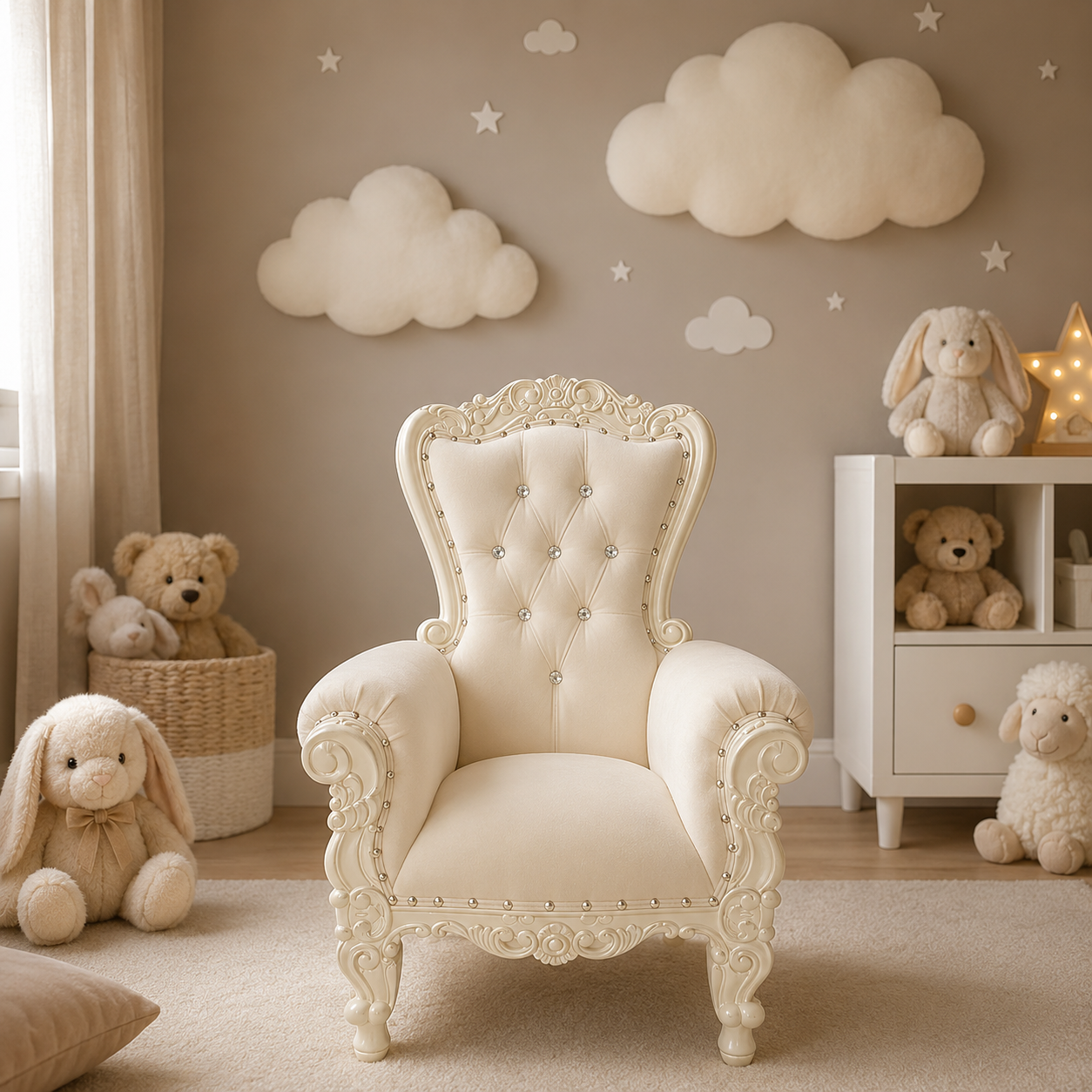Mini Tiffany 33 Kids Throne - Velvet