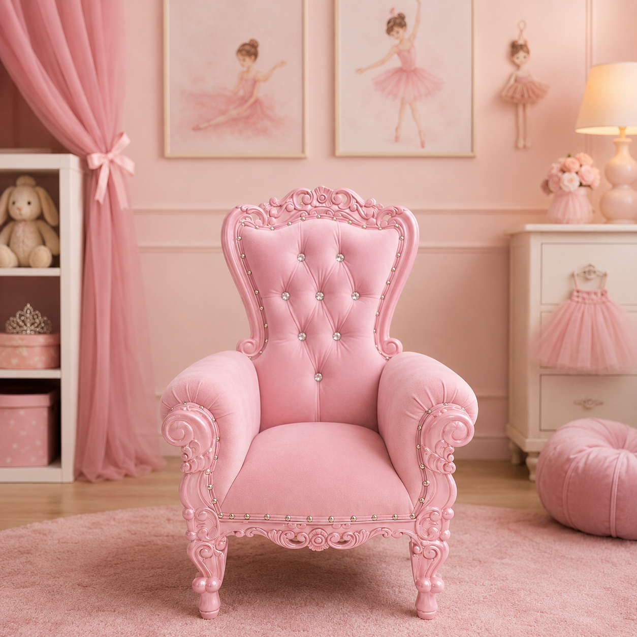 Mini Tiffany 33 Kids Throne - Velvet