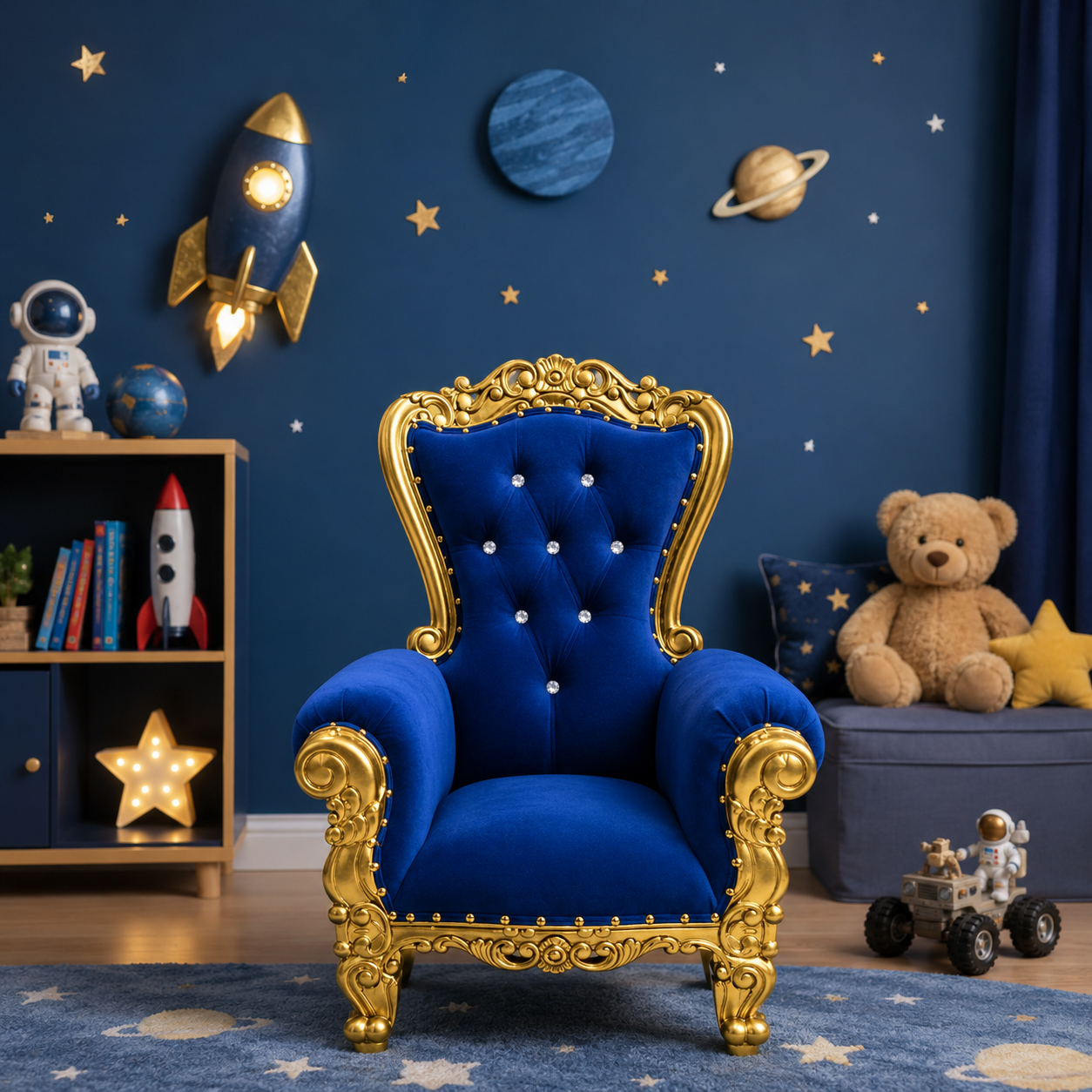 Mini Tiffany 33 Kids Throne - Velvet