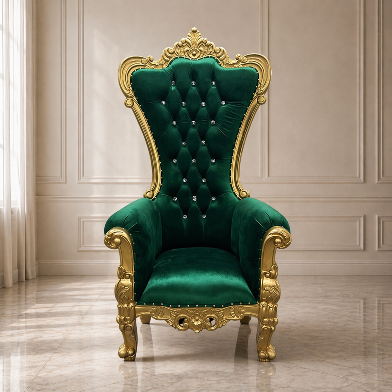 Silla del trono real Dania