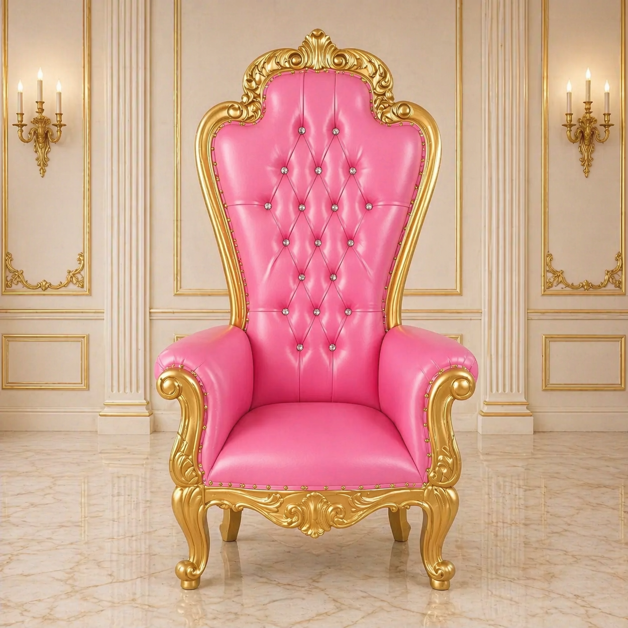 Reina Royal Arm Throne Chair