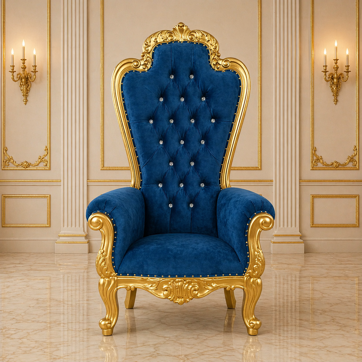 Reina Royal Arm Throne Chair