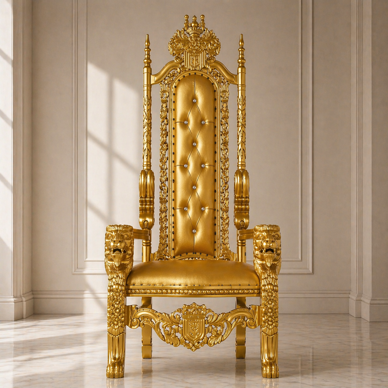 King David Lion Throne Chair - Vinyl