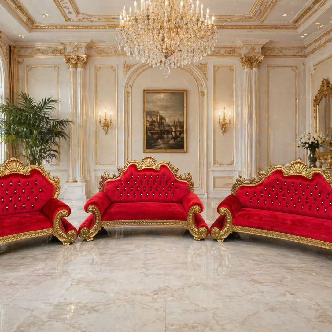 King Charles 3Pc. Regal Sofa Set