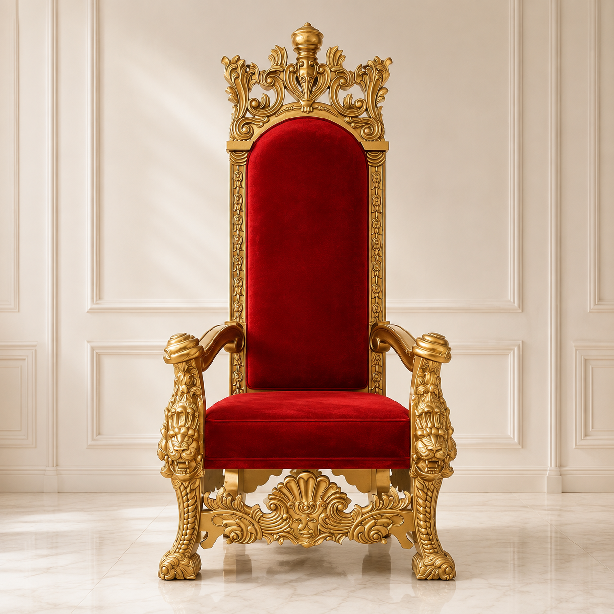 Silla del trono real del rey Salomón