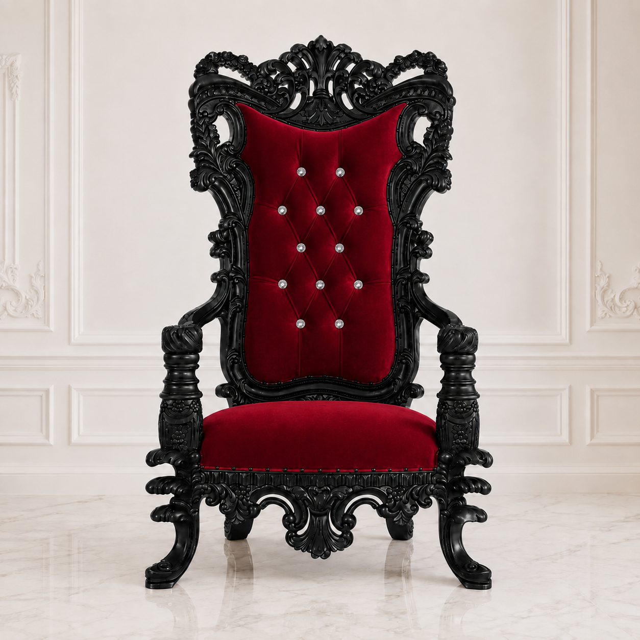 Silla del trono real de Imamu