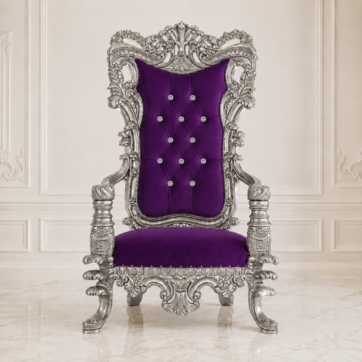 Silla del trono real de Imamu