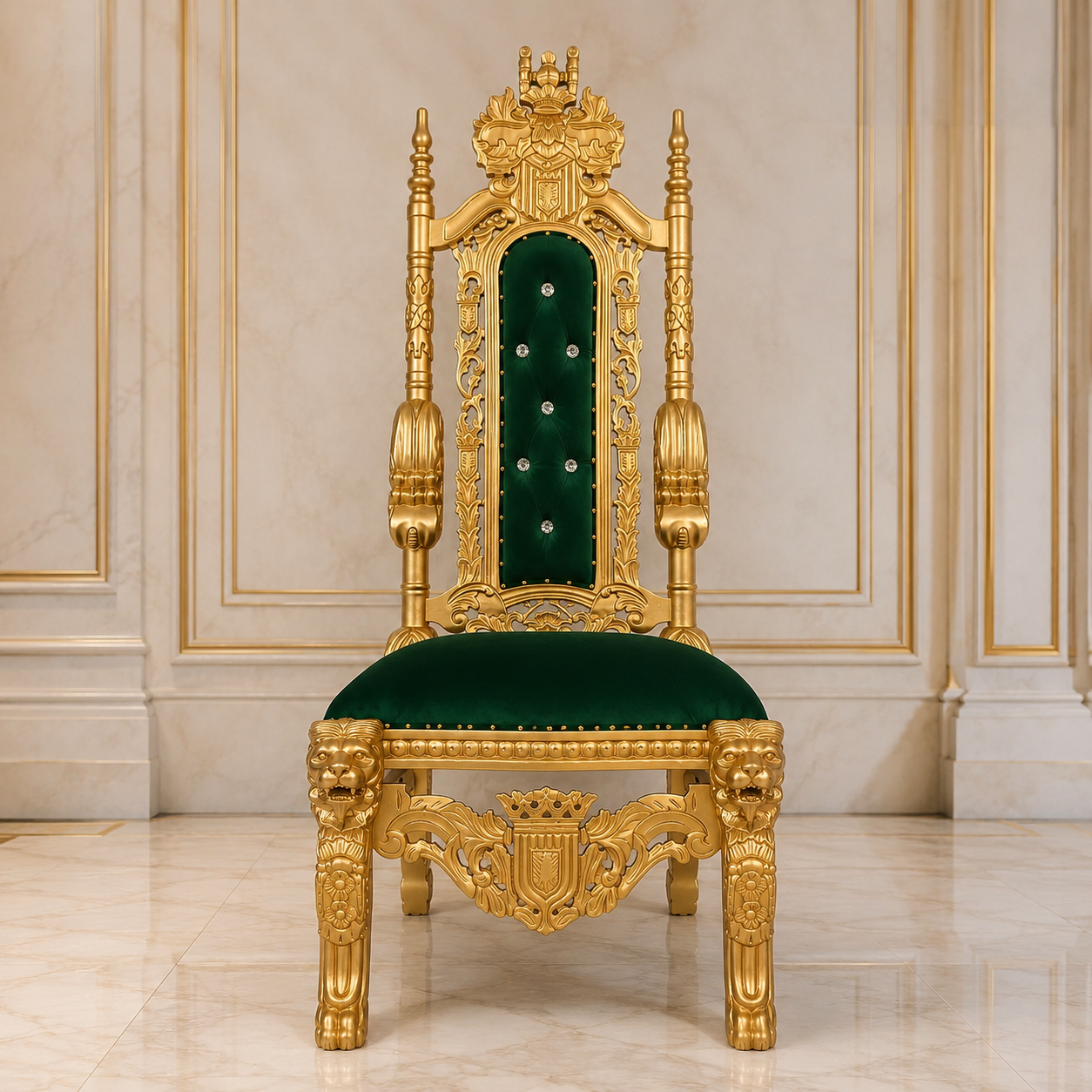 King David 62 Armless Throne