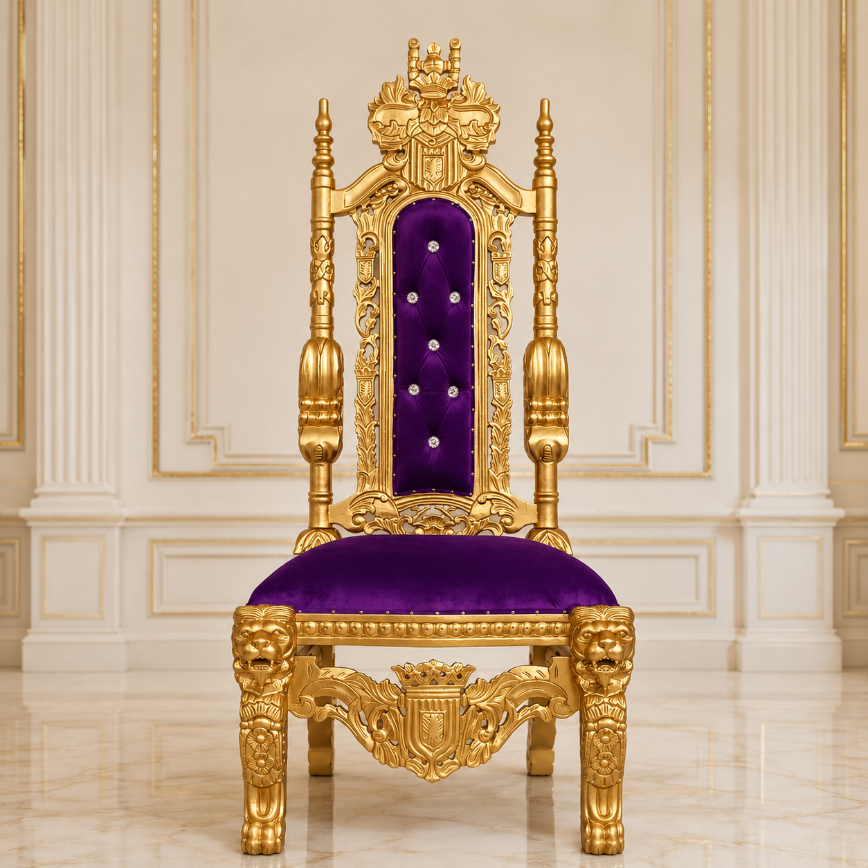 King David 62 Armless Throne