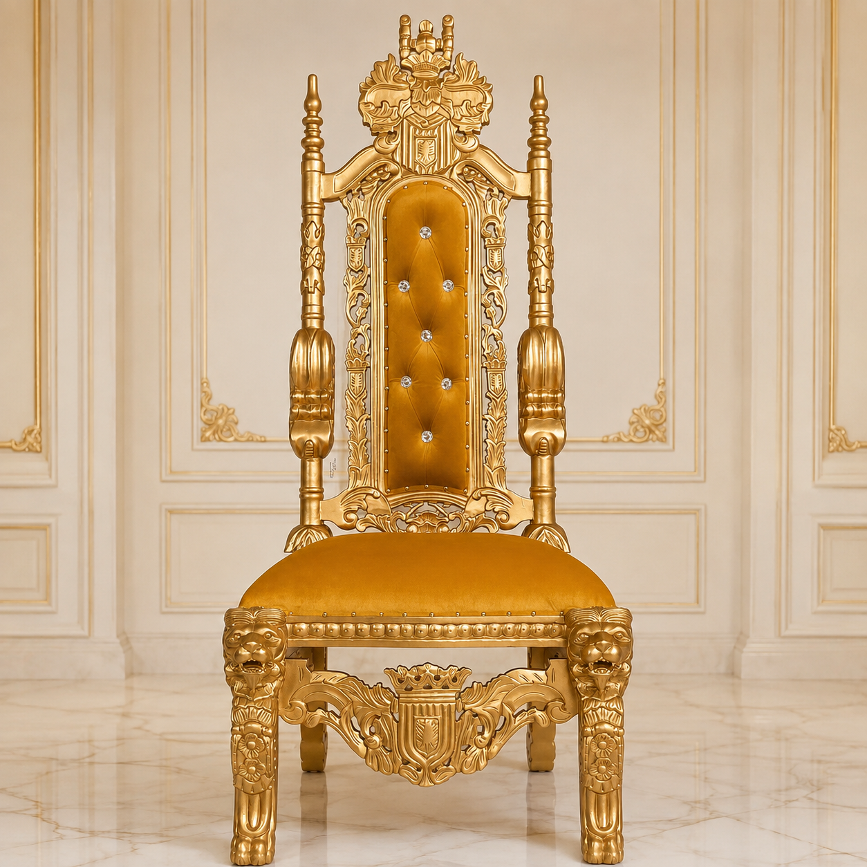 King David 62 Armless Throne