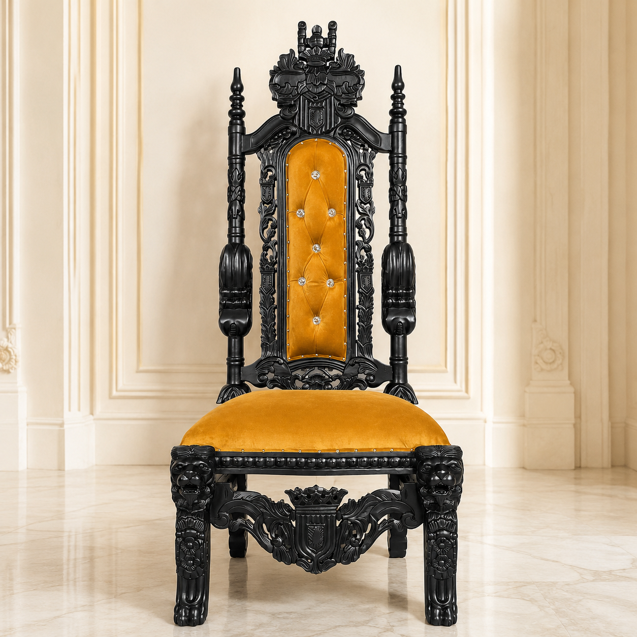 King David 62 Armless Throne