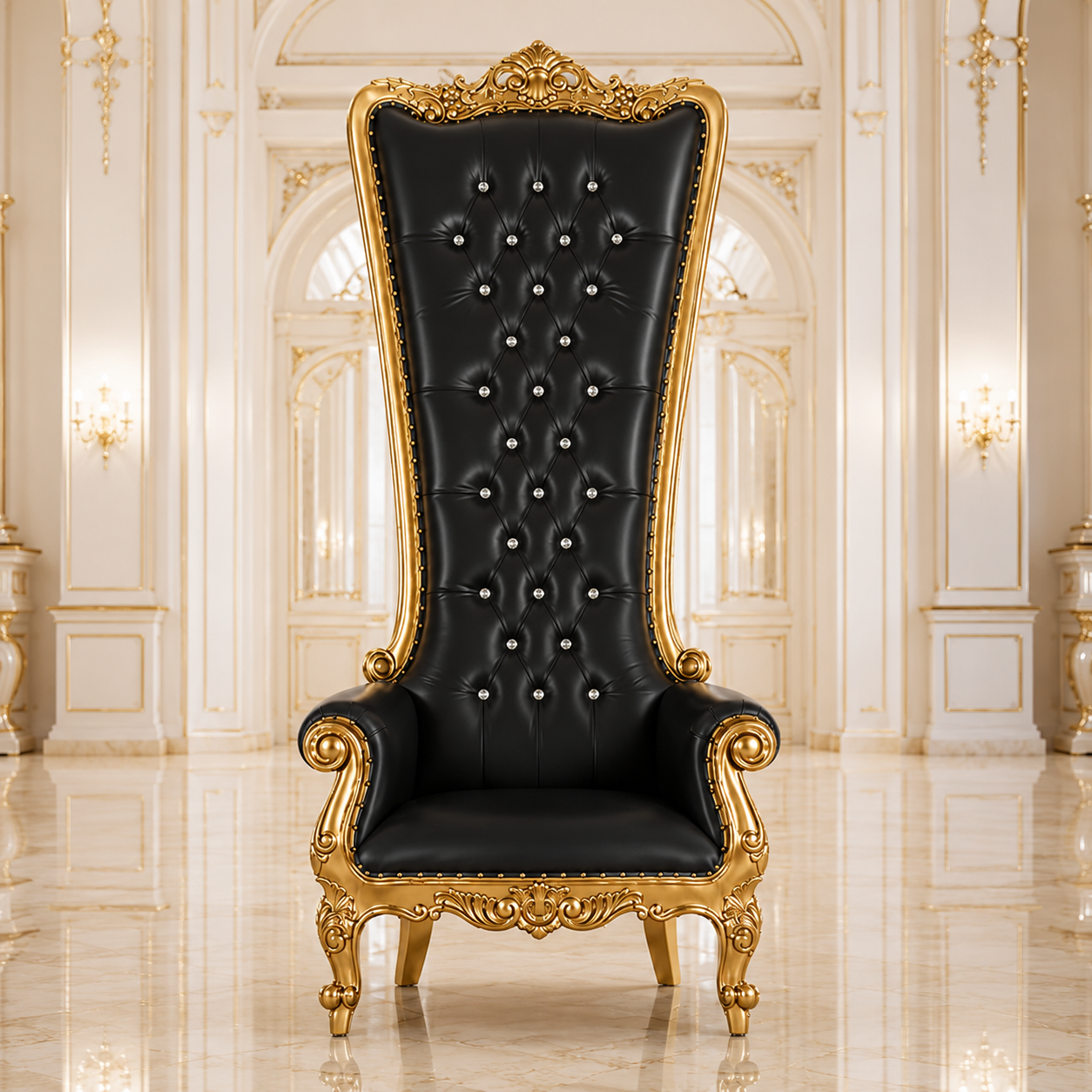 Fauteuil trône Queen Tiffany 108"