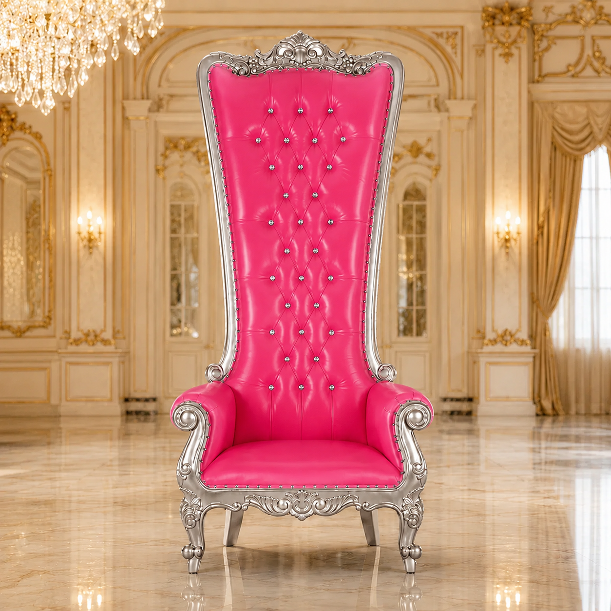 Fauteuil trône Queen Tiffany 108"