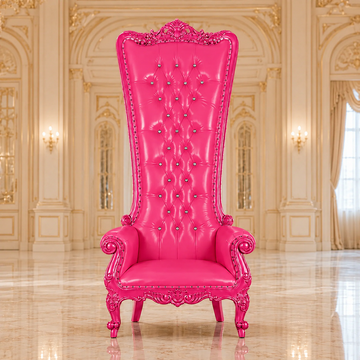 Fauteuil trône Queen Tiffany 108"