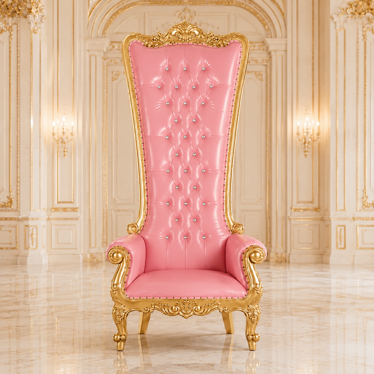 Fauteuil trône Queen Tiffany 108"