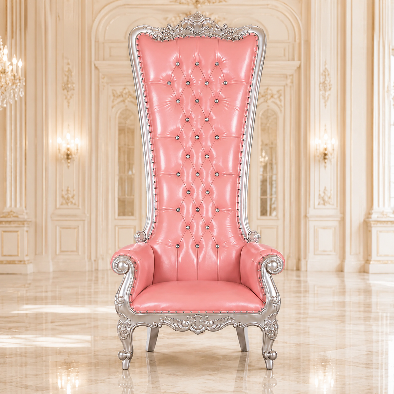 Fauteuil trône Queen Tiffany 108"