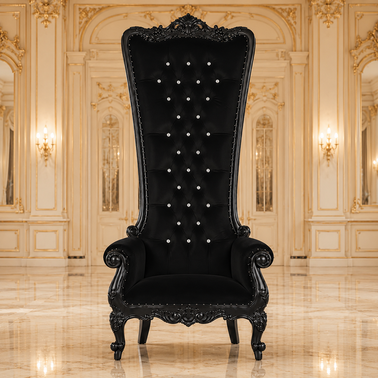 Fauteuil trône Queen Tiffany 108"
