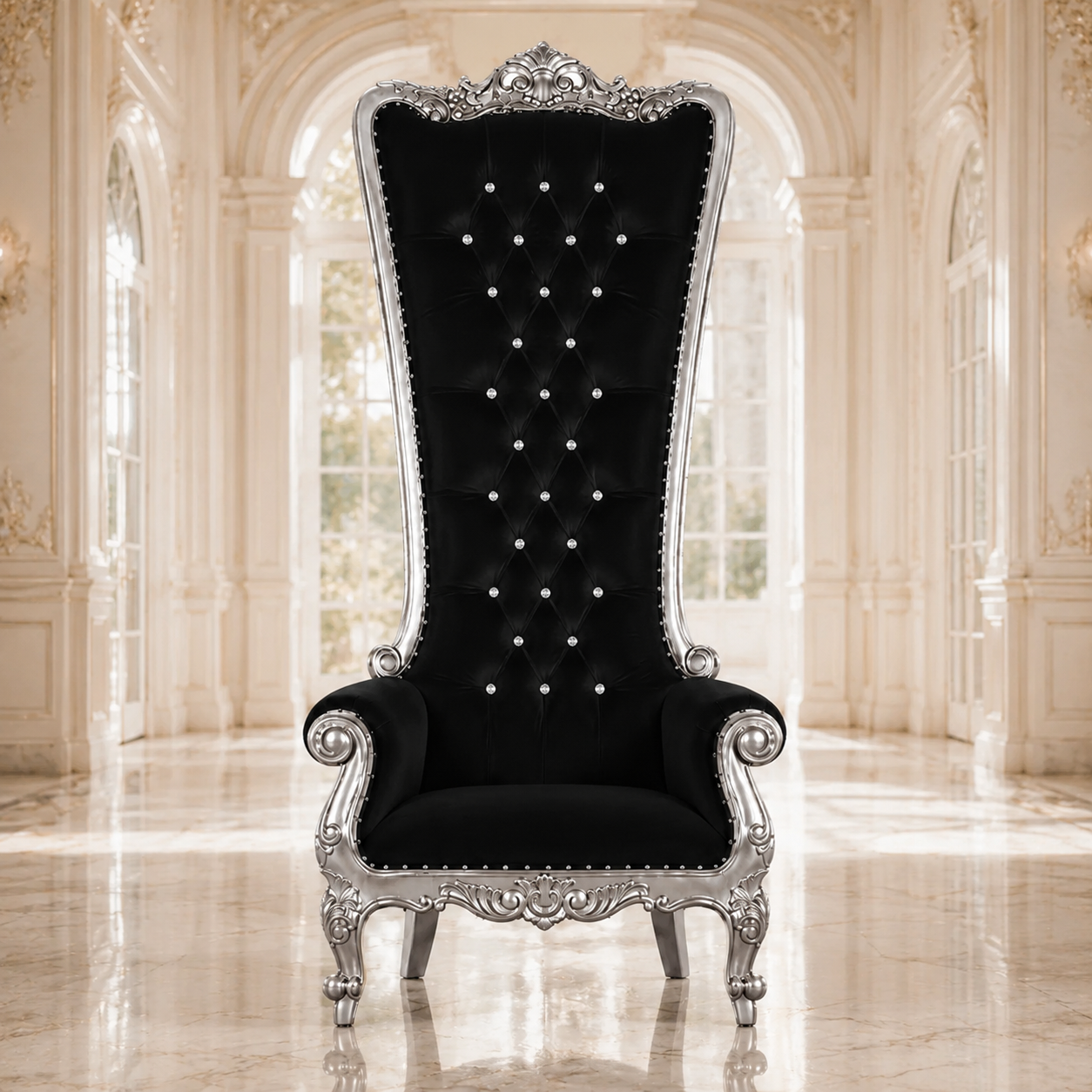 Fauteuil trône Queen Tiffany 108"
