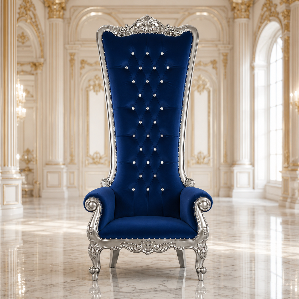 Fauteuil trône Queen Tiffany 108"
