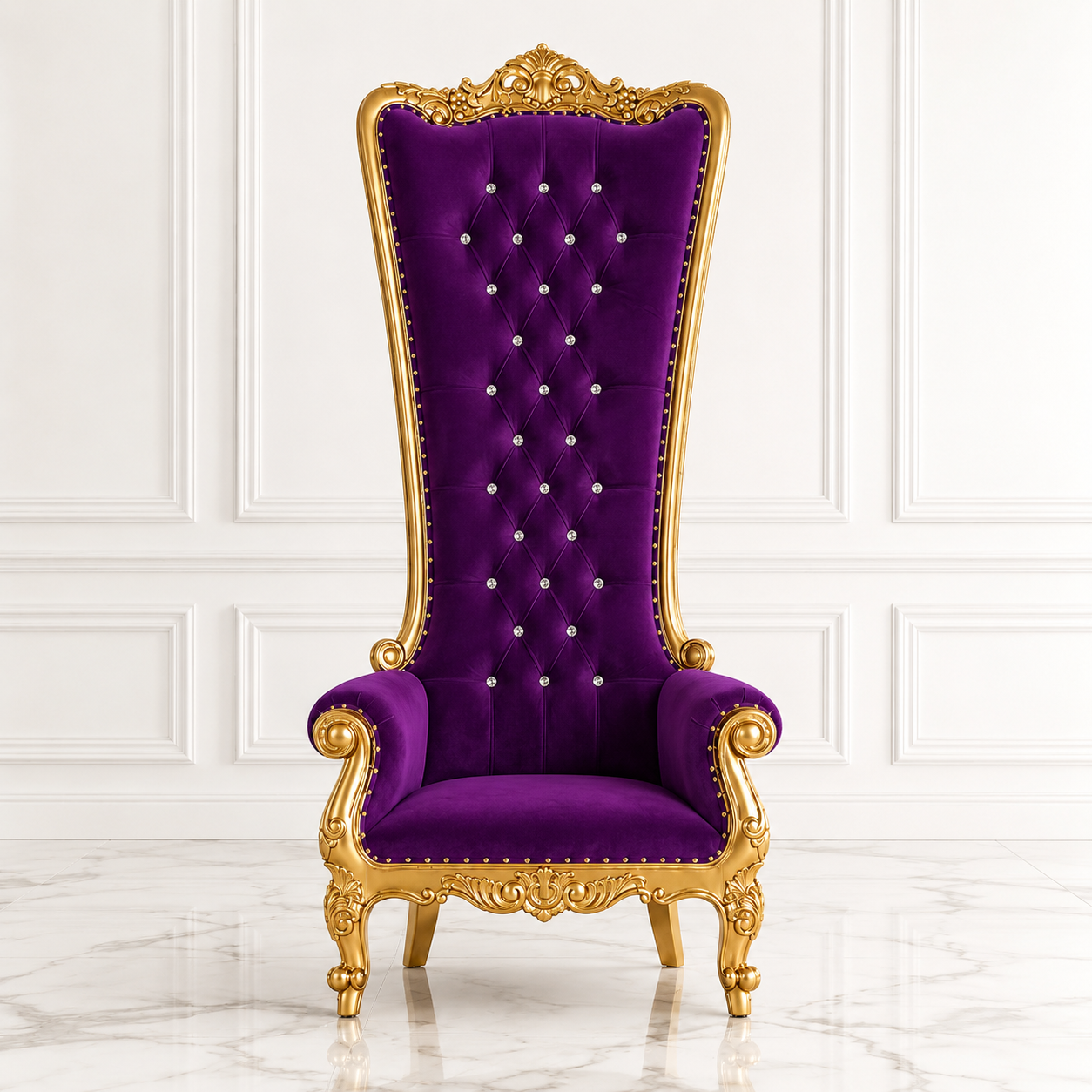 Fauteuil trône Queen Tiffany 108"