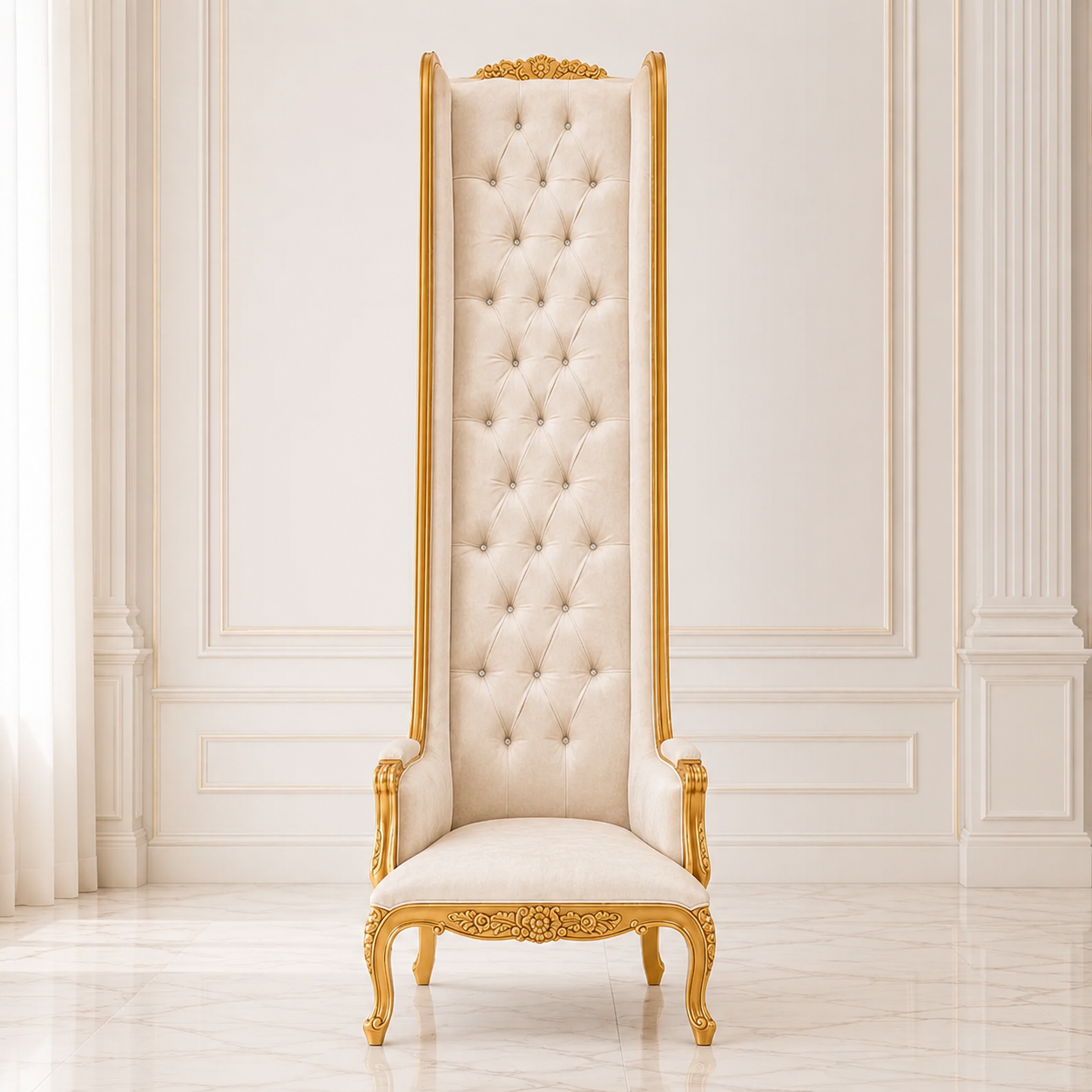 Hercules 114" Theatrical Throne Chair