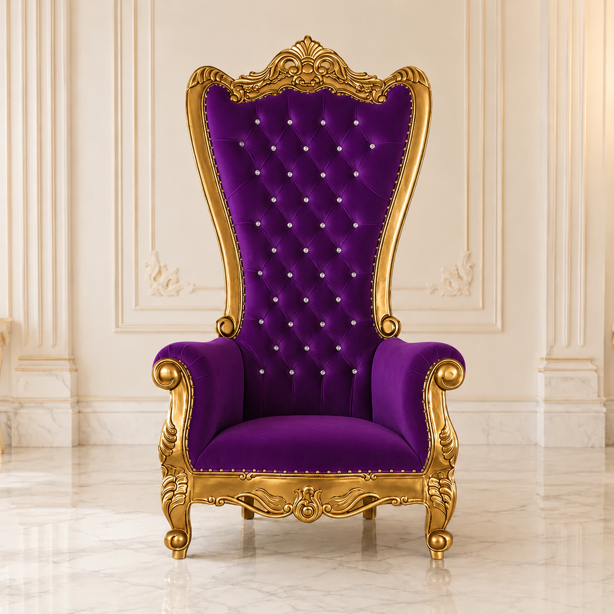 Enorme silla Tiffany 104 Royal Throne
