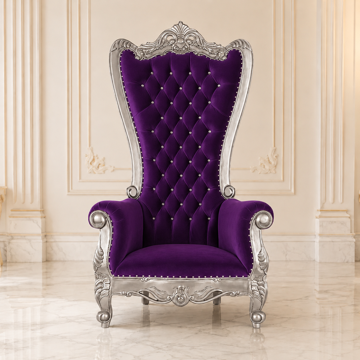 Enorme silla Tiffany 104 Royal Throne