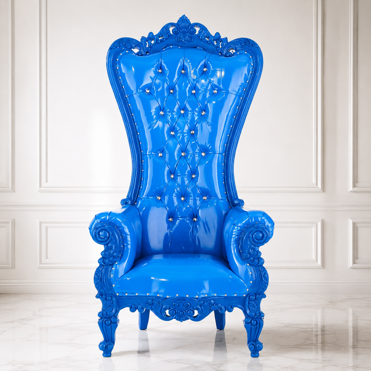 Chloe Throne Chair - Vinyl