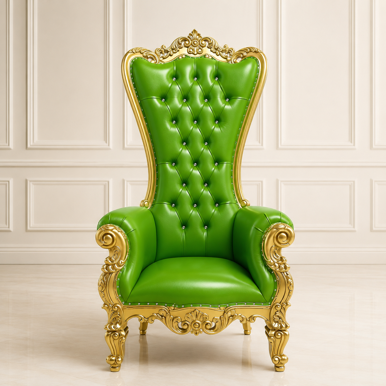 Chloe Throne Chair - Vinyl