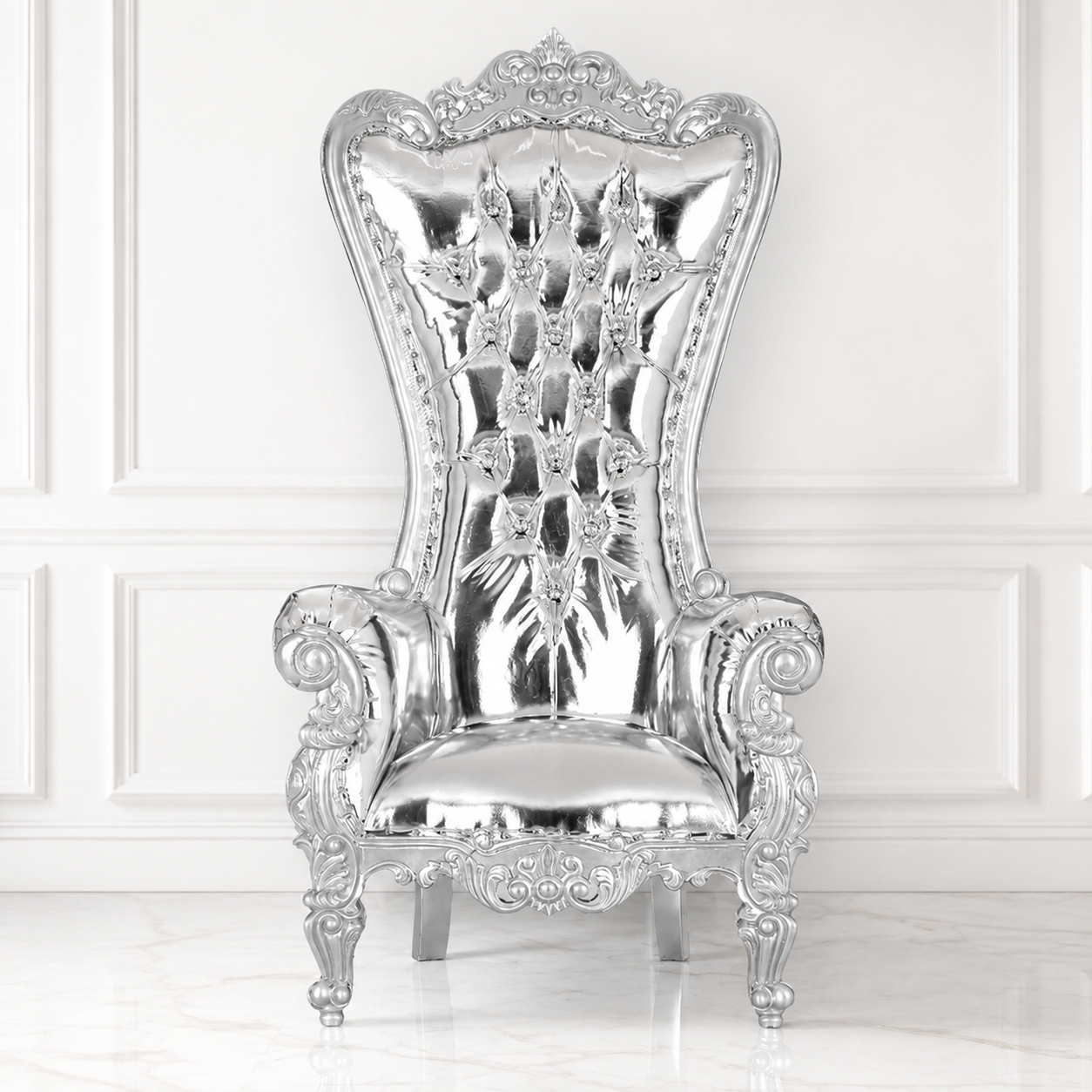 Chloe Throne Chair - Vinyl