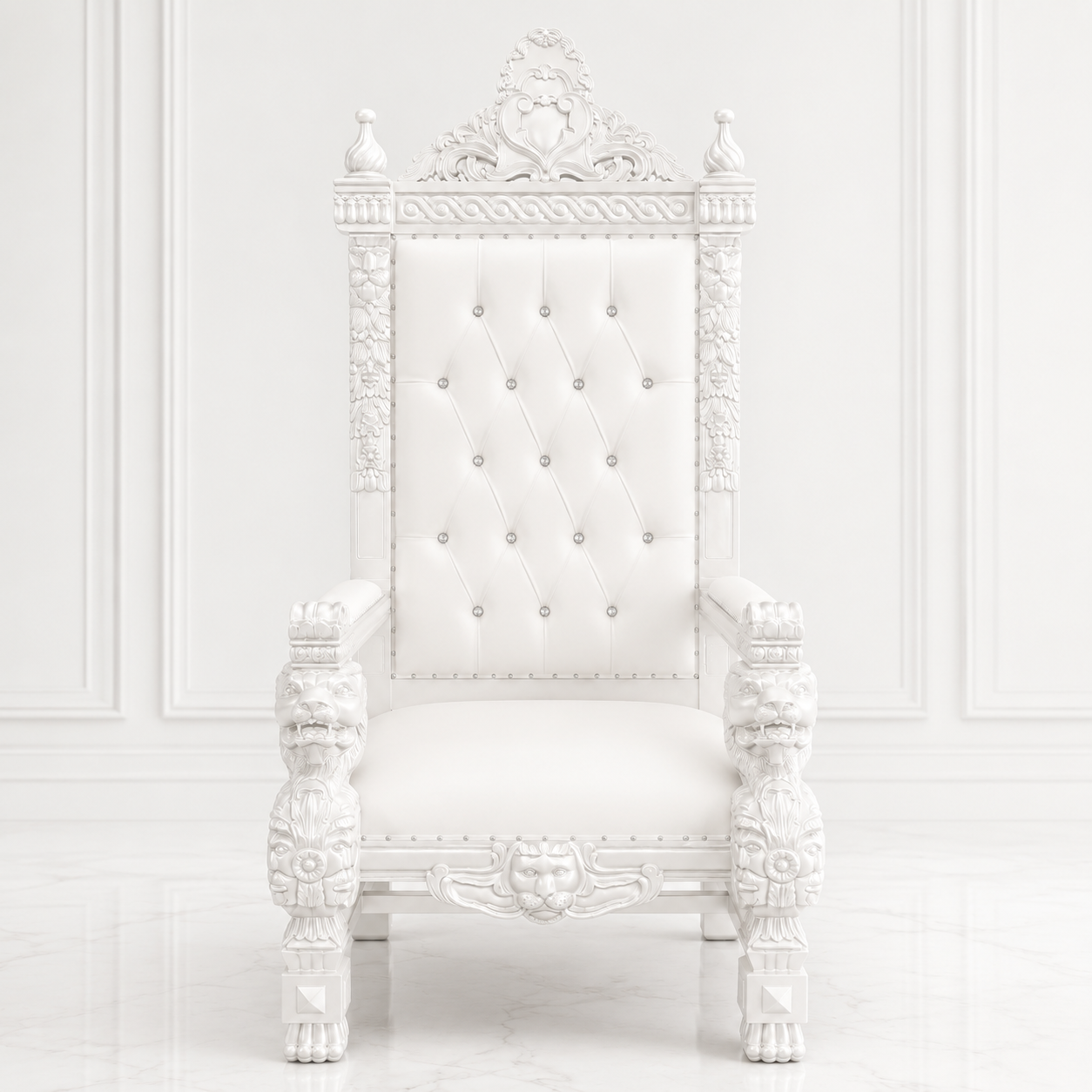 King Samuel 68 Lion Throne Chair