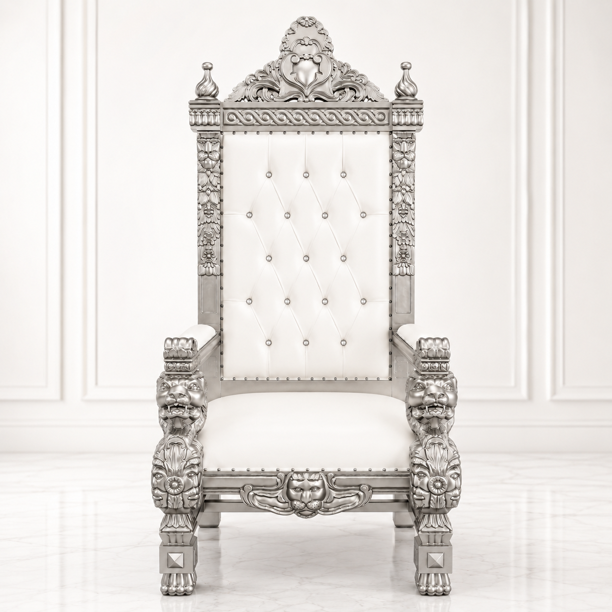 King Samuel 68 Lion Throne Chair
