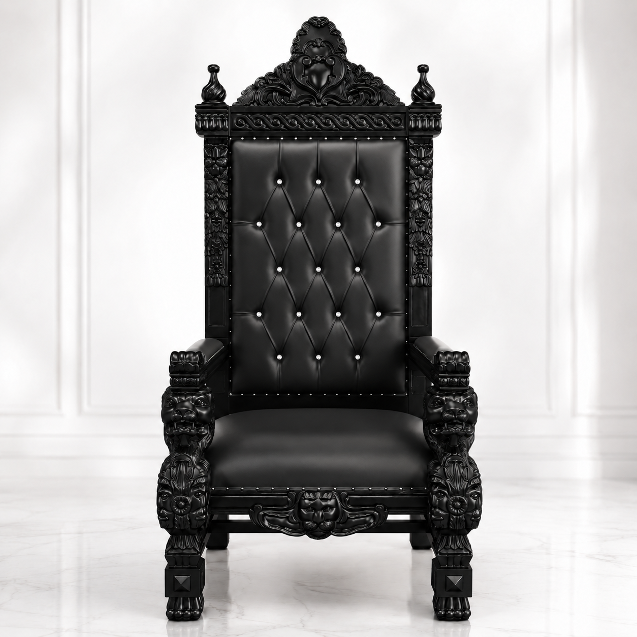 King Samuel 68 Lion Throne Chair