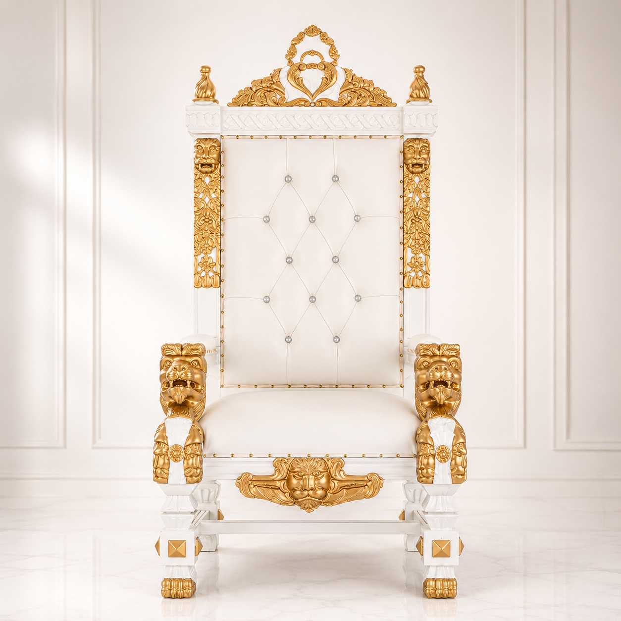 King Samuel 68 Lion Throne Chair