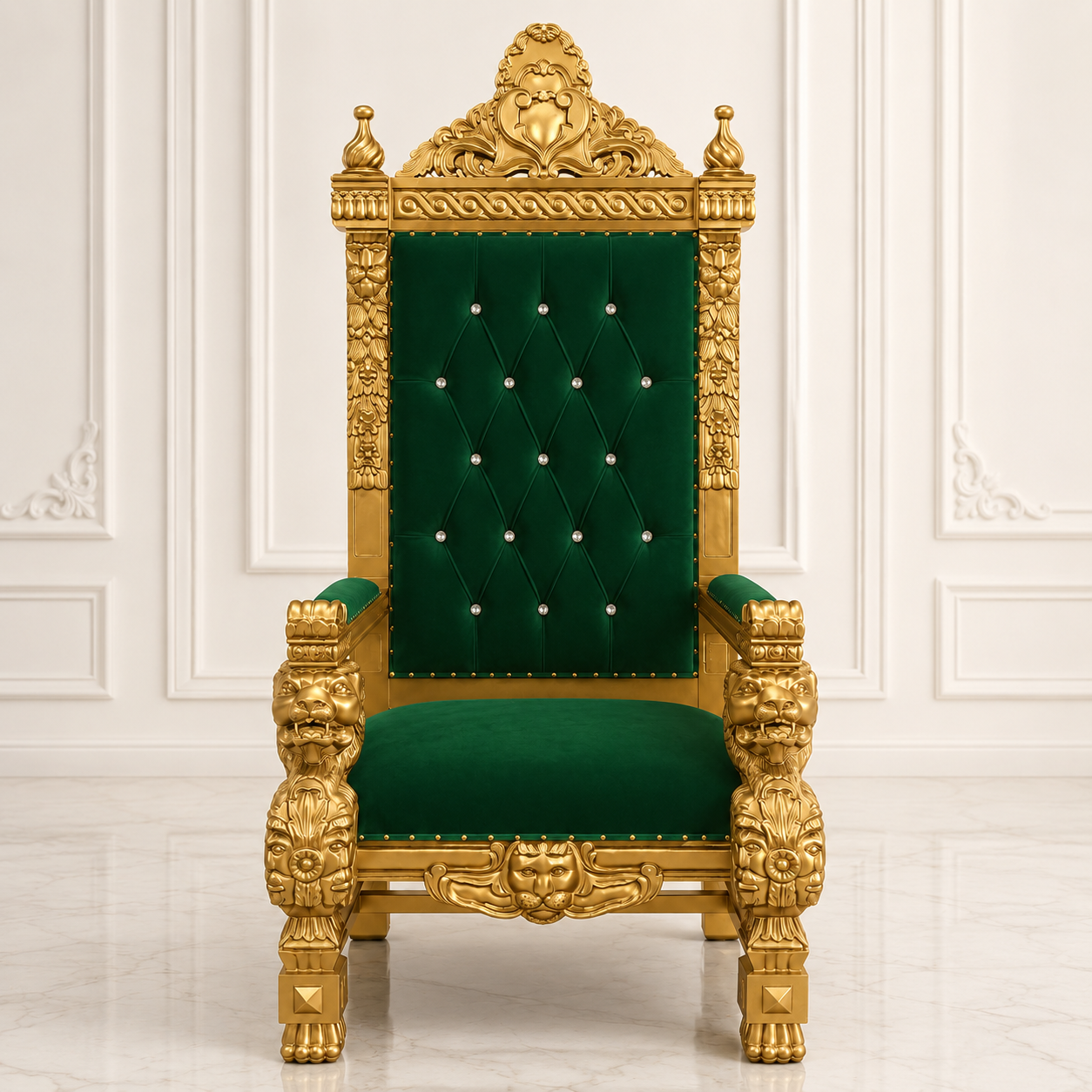 King Samuel 68 Lion Throne Chair