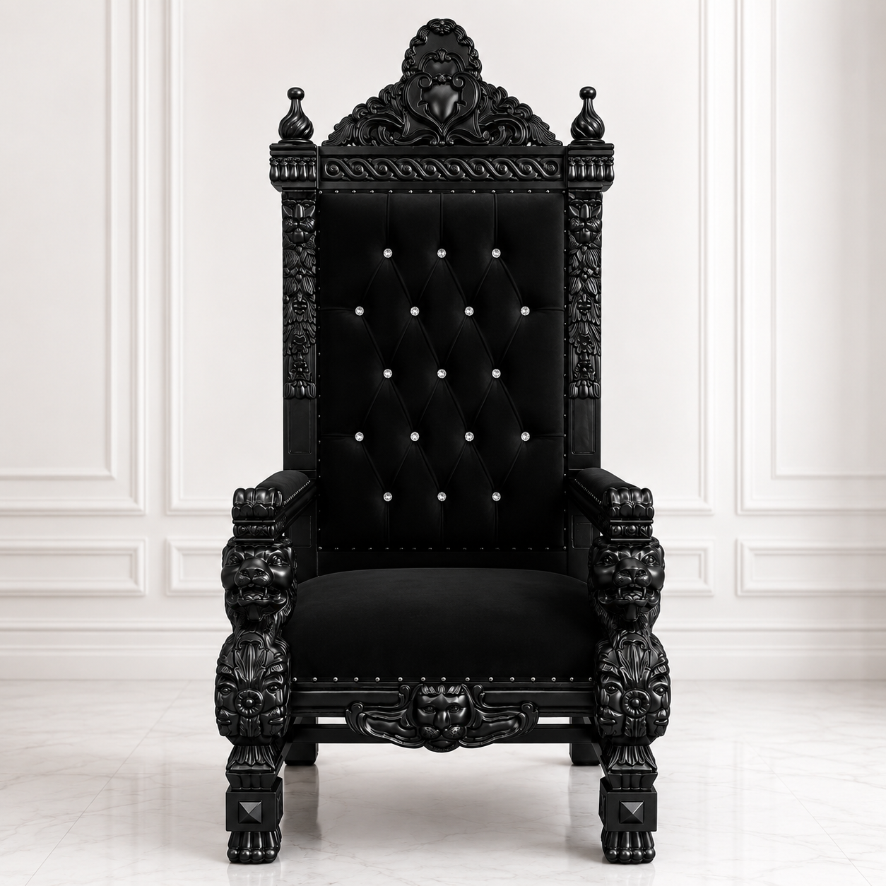 King Samuel 68 Lion Throne Chair