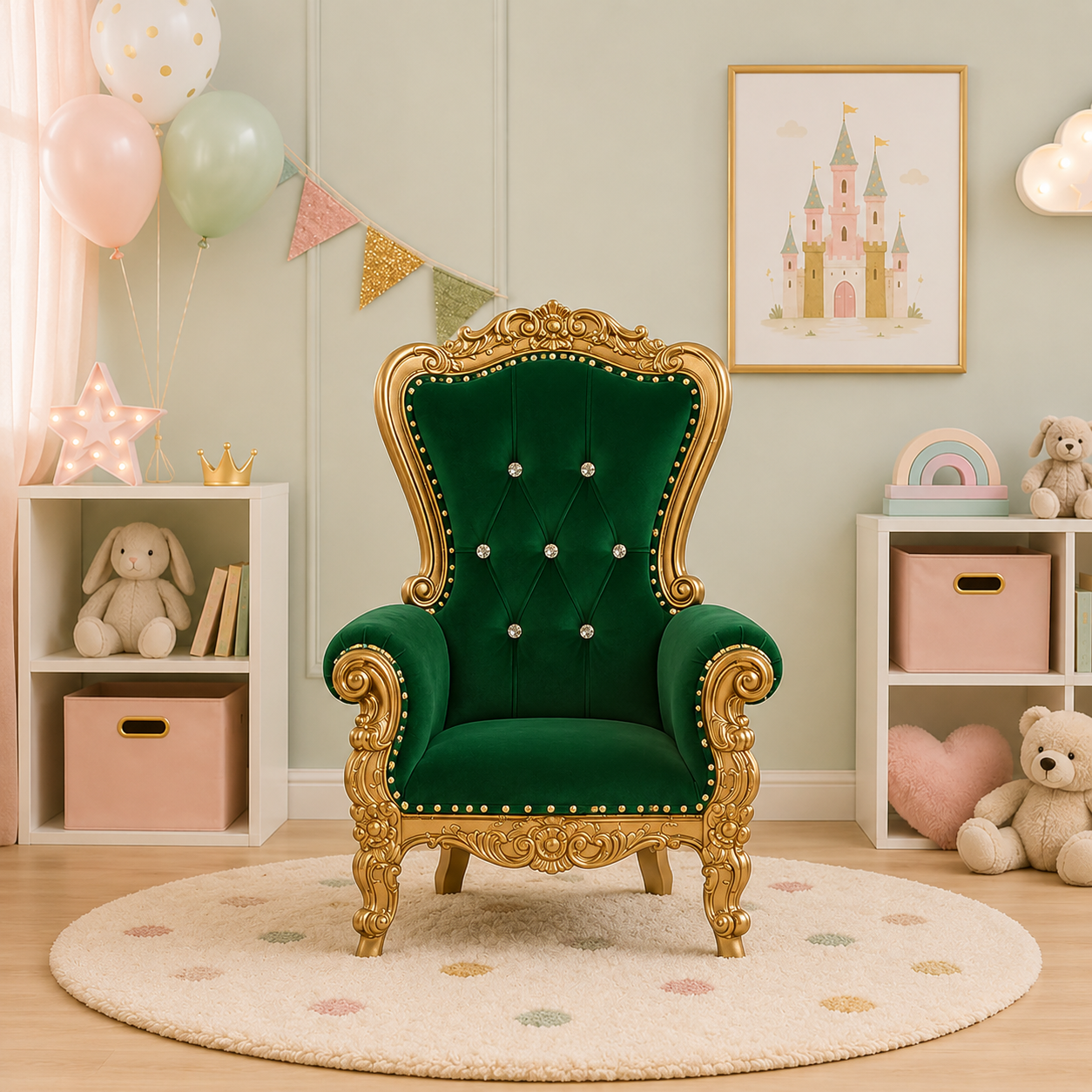 Mini Tiffany 33 Kids Throne - Velvet