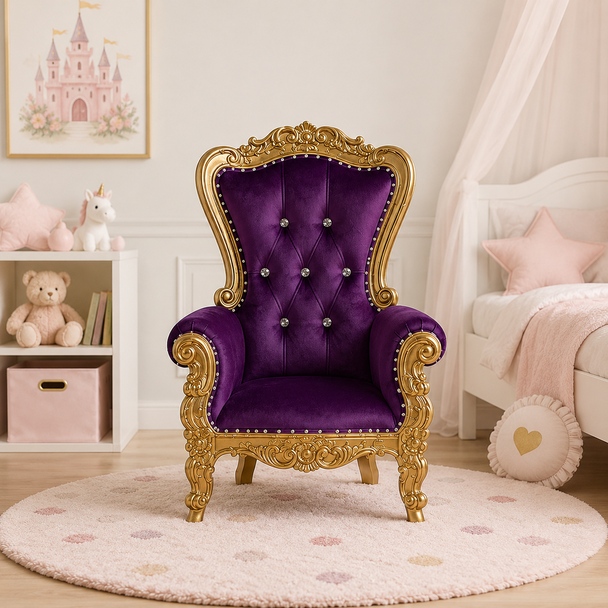 Mini Tiffany 33 Kids Throne - Velvet