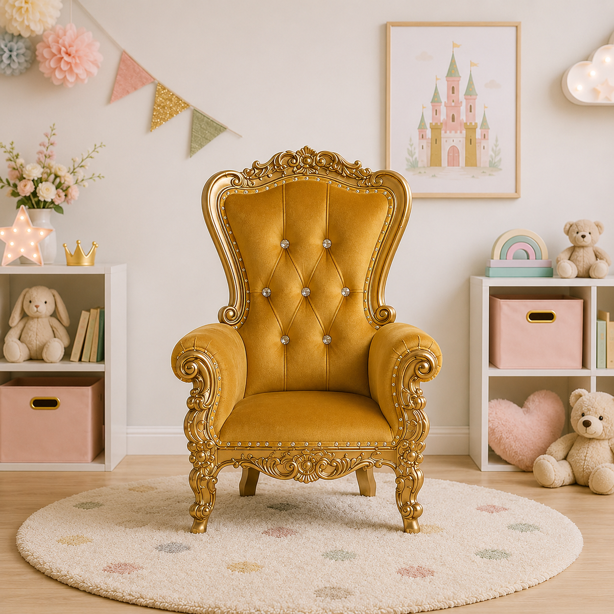 Mini Tiffany 33 Kids Throne - Velvet