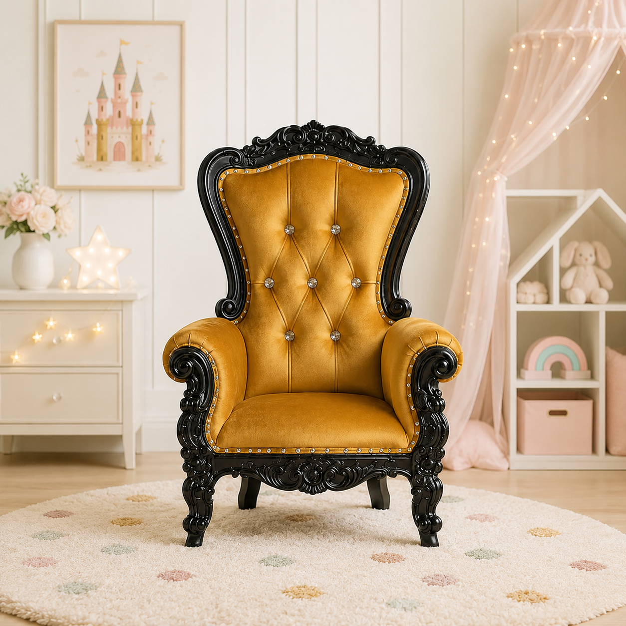 Mini Tiffany 33 Kids Throne - Velvet