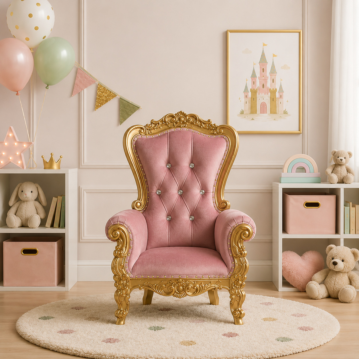 Mini Tiffany 33 Kids Throne - Velvet