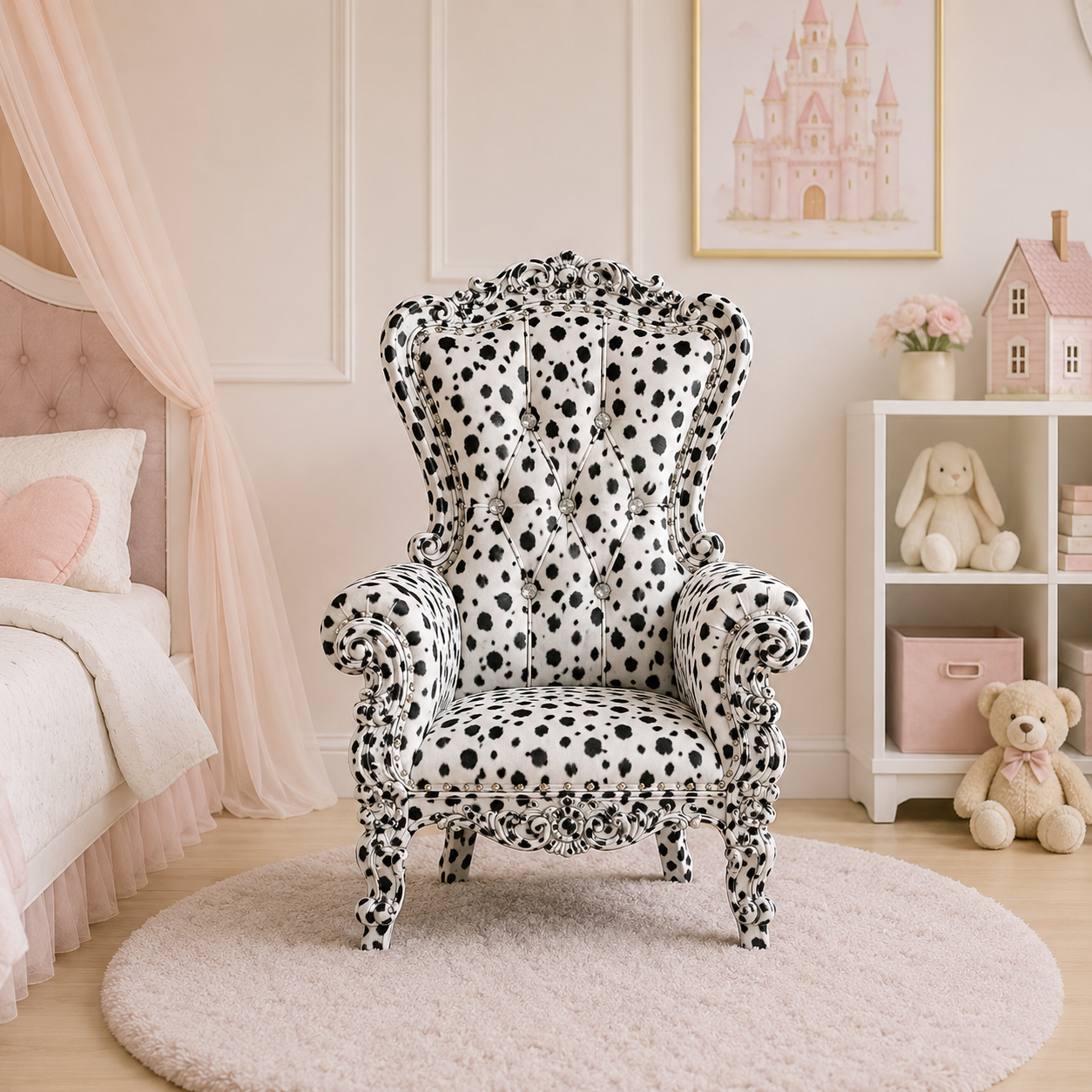 Mini Tiffany 33 Kids Throne - Velvet